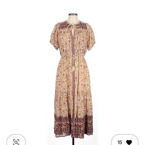 Spell Multicolor Floral Midi Dress